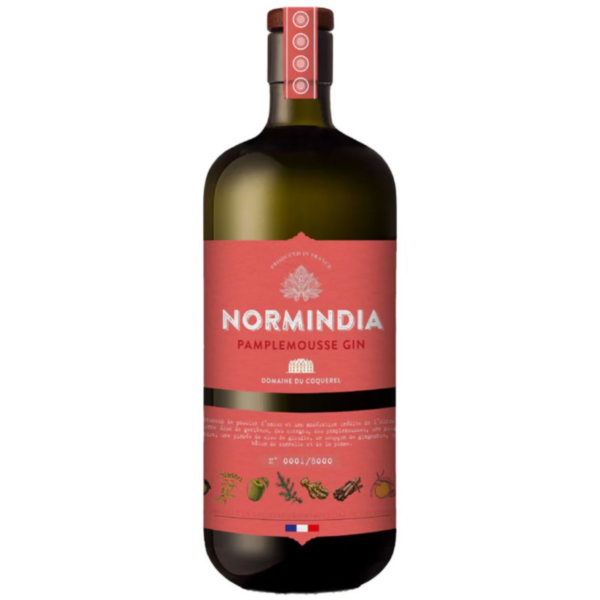 Normindia Gin Pamplemousse - 41,4% - 70cl - Fransk Gin