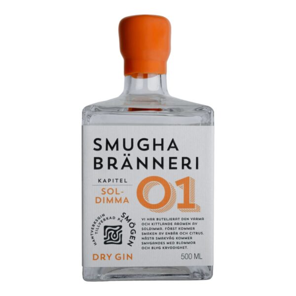 Smugha Brænderi Soldimma Dry Gin - 41% - 50cl - Svensk Gin