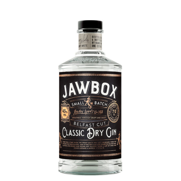 Jawbox Classic Dry Gin - 47% - 70cl - Irland